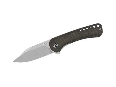 Qsp Kestrel Micarta Stw QS145-A1 Dark Brown Nóż składany 17,5 cm