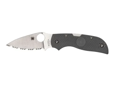 Spyderco Chaparral FRN Gray Serrated XHP C152SGY Nóż składany stal CTS-XHP
