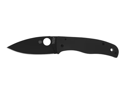 Spyderco Bodacious Black G-10 Black Blade Plain C263GPBK Nóż składany 21 cm