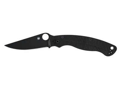 Spyderco Military 2 Salt G-10 Black Magnacut Plain C36GMCBKP2 Nóż taktyczny