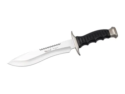 Nóż stały Muela COMMANDO, srebrny/czarny, dł. ostrza 16 cm