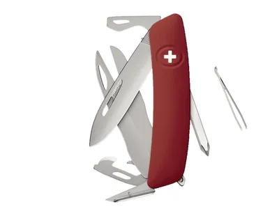 Swiza D08R AM SCISSORS Red (KNR.0126.1900)