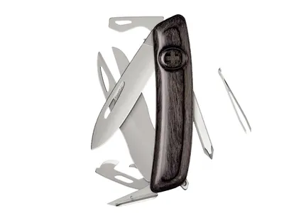 Swiza D08R AM SCISSORS Laminate Black (KNR.0126.6510)