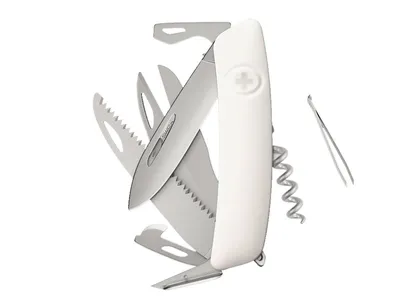 Swiza D09R AM SAW & SCISSORS White (KNR.0136.1020)