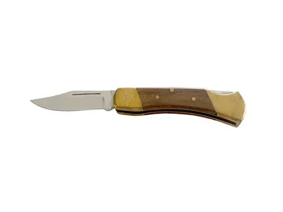 Import Folding Wood Handle 101 B-3 Scyzoryk stal nierdzewna 13 cm
