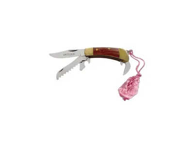 Miniatura rękojeść drewno 4 funkcji 7 cm N.707 Scyzoryk stal nierdzewna
