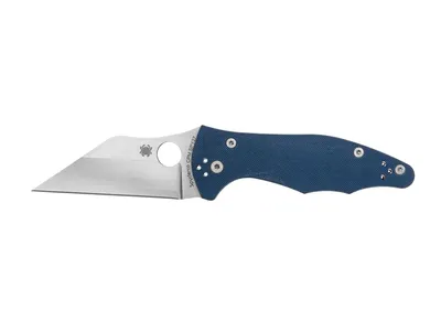 Spyderco Yojimbo 2 Cobalt Blue G-10 SPY27 Plain C85GPCBL2 Nóż składany