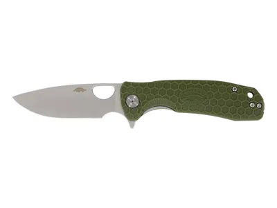 Honey Badger HB1003 Flipper Drop Point Large Green Nóż składany 21 cm