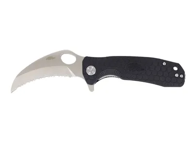 Nóż Honey Badger HB1111 CLAW LARGE SERRATED Black składany EDC ząbkowany