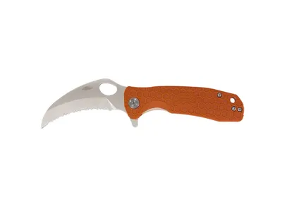 Honey Badger HB1156 Claw Small Serrated Orange Karambit 15,8 cm