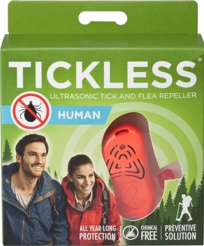 TICKLESS ultradźwiękowy na kleszcze, dla ludzi HUMAN, pomarańcz PRO10-102OR