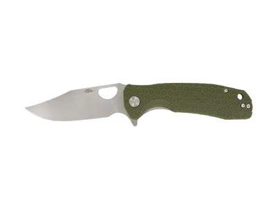 Honey Badger HB4071 Clip Point Medium Green Nóż składany stal 8Cr13MoV