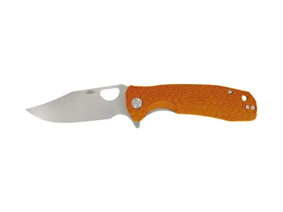 Honey Badger HB4074 Clip Point Medium Orange Nóż składany stal 8Cr13MoV