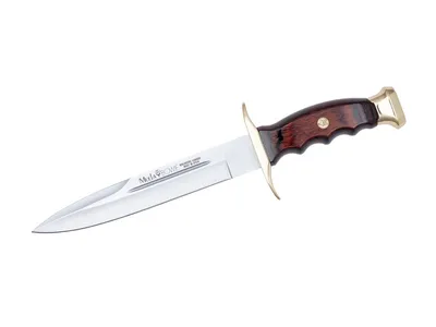 Nóż stały Muela BOWIE, drewno warstwowe (Pakkawood), dł. ostrza 19 cm