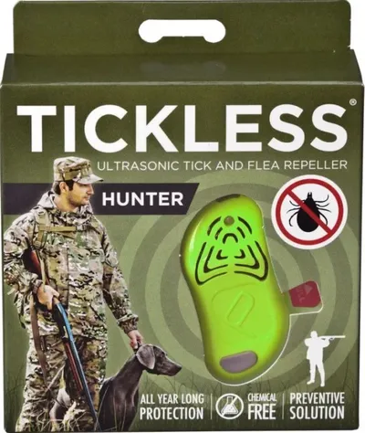 TICKLESS ultradźwiękowy na kleszcze, dla myśliwych HUNTER, zielony PRO10-103GR - widok 2