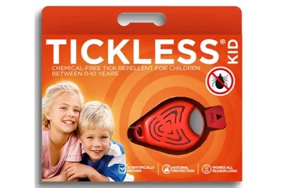 TICKLESS - ultradźwiękowa ochrona na kleszcze, dla dzieci - KID Orange, pomarańczowy - widok 2