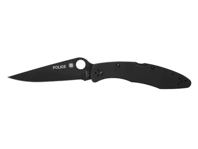 Spyderco Police Black SS Black Blade Plain C07BKP Nóż składany 24,1 cm