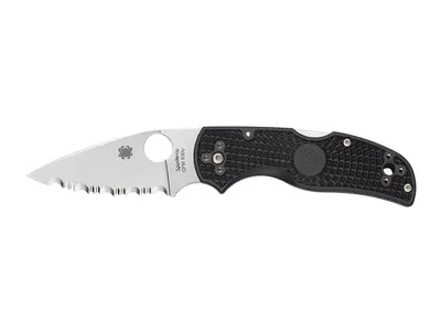 Spyderco Native 5 FRN Black Serrated C41SBK5 Nóż składany 17,7 cm