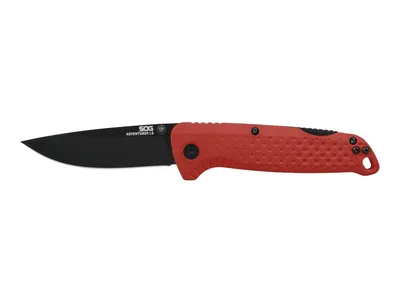 SOG Adventurer LB Red + Black 13-11-07-43 Nóż składany 19 cm
