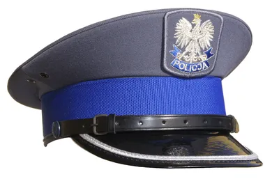 Czapka garnizonowa Policji - oficer młodszy