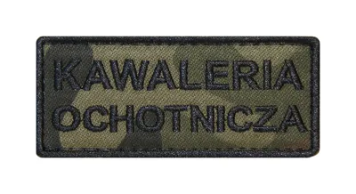 Emblemat Kawaleria Ochotnicza polowy - mały z rzepem