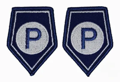 Patki Policji (korpusówki) - służba prewencji