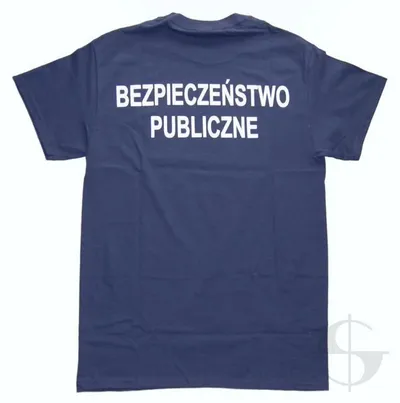 T-shirt VII LO w Szczecinie - klasa Bezpieczeństwo Publiczne 2018 - navy blue