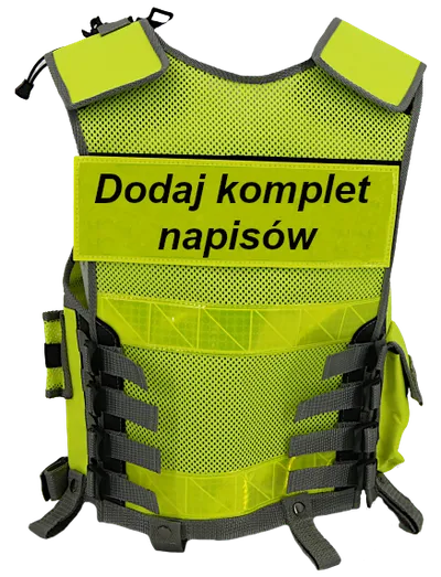 Kamizelka taktyczna, fluorescencyjna - bez napisów