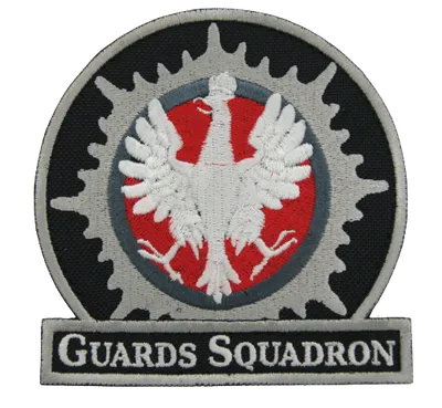 Emblemat "Guards Squadron" - z rzepem