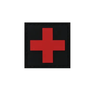 Emblemat Personelu Medycznego - Czerwony Krzyż