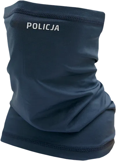 Komin ochronny z napisem Policja - granatowy