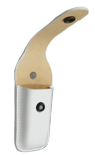 Ładownica skórzana P-99, biała