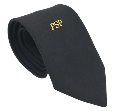 Krawat z napisem PSP