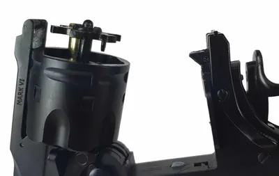 Rewolwer wiatrówka WEBLEY MKVI .455 Civilian kal.5,5 mm Diabolo łuski 6-strzał. lufa 2,5" CO2 Black Ekp do17J - widok 8