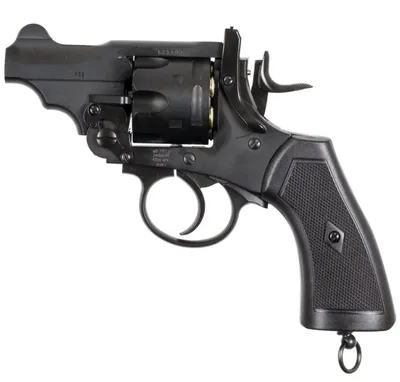 Rewolwer wiatrówka WEBLEY MKVI .455 Civilian kal.5,5 mm Diabolo łuski 6-strzał. lufa 2,5" CO2 Black Ekp do17J