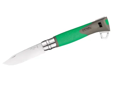 Scyzoryk Opinel Explore N12 z usuwaczem kleszczy, zielony