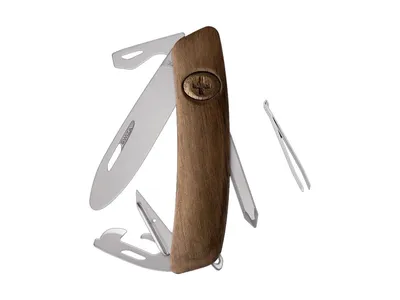 Swiza J04R AM Junior Wood Walnut (KNR.0047.6300) Scyzoryk