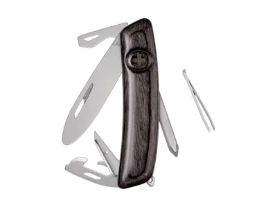 Swiza J04R AM Junior Laminate Black (KNR.0047.6510) Scyzoryk