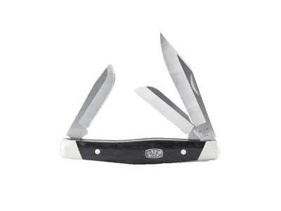 Buck Stockman Ebony 420HC 301BRS2-B Nóż składany 17,2 cm