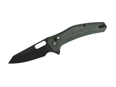 QSP Emu Micarta Blk QS164-B2 Green Nóż składany 19,6 cm