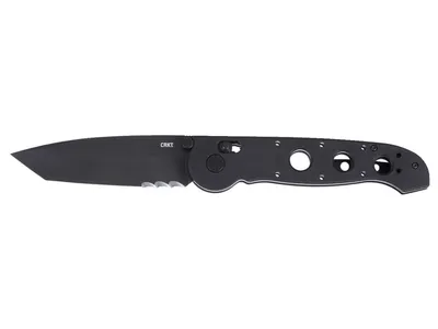 CRKT M16-X Crossbar Lock Black M16-14XK Veff Serrations Nóż składany