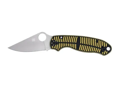 Spyderco Para 3 Salt G-10 Yellow/ Black CPM Magnacut Plain C223GBKYLMCP