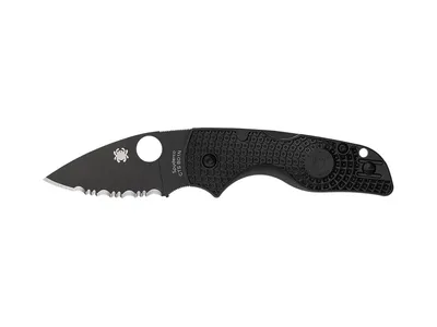 Spyderco LIL' Native FRN Black Blade Serrated C230SBBK Nóż składany 15 cm