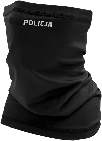 Komin ochronny z napisem Policja - czarny