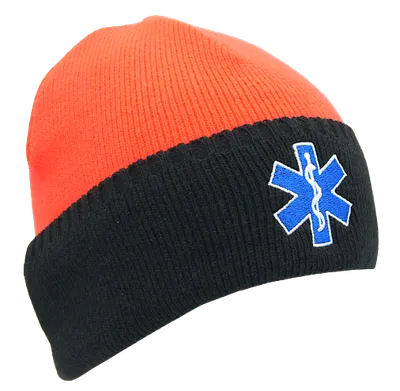 Czapka zimowa paramedyk FLUO Merino