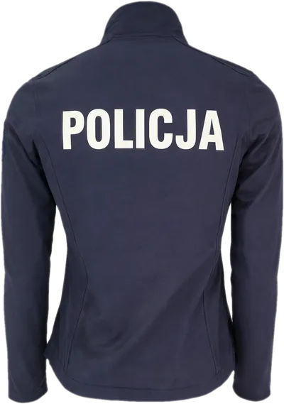 Kurtka Softshell Policji - damska, z rzepami i zamkami