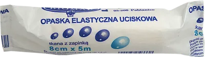 Opaska elastyczna uciskowa z zapinką - 8cm x 5m