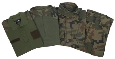 Zestaw polowy: Mundur + Koszulka polo + Combat Shirt