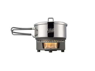Esbit Cookset For Solid Fuel 1000ml Stainless Steel Kuchenka turystyczna