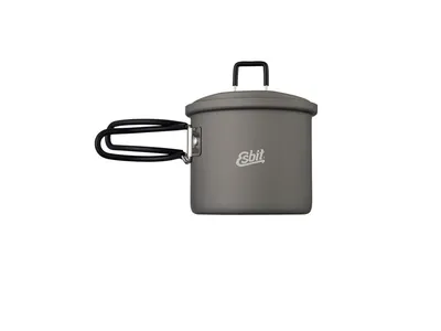 Esbit Camping Pot W/Lid Hanger 625ml Hard anodized Naczynie turystyczne